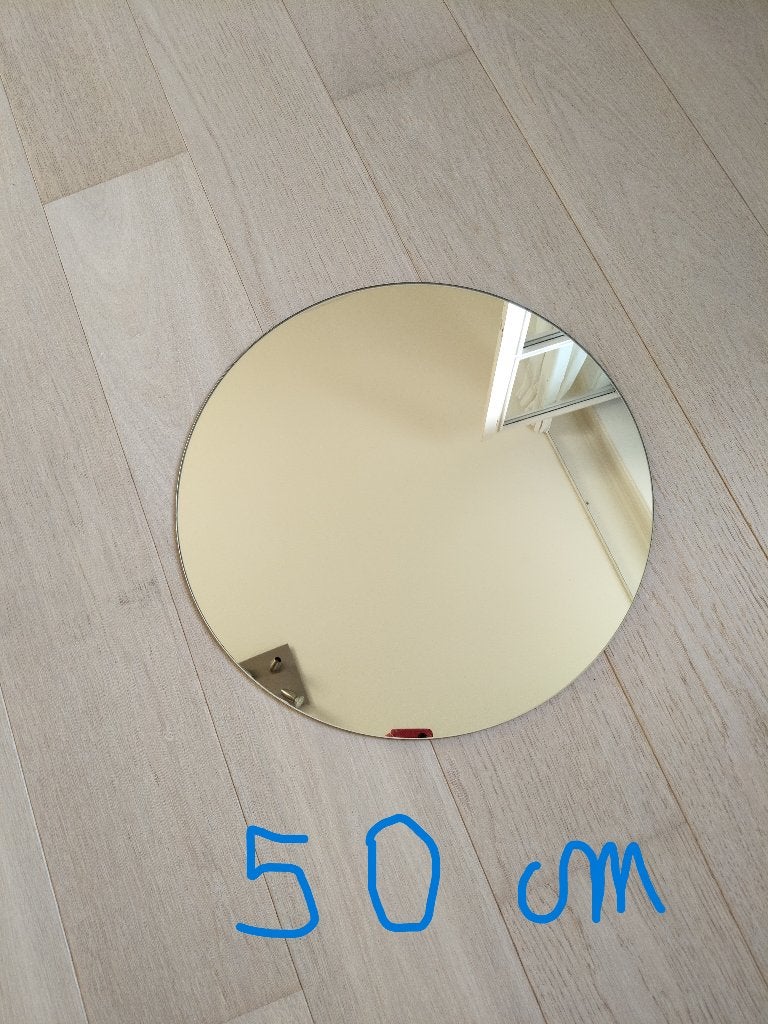 miroir rond, Enlèvement, Comme neuf