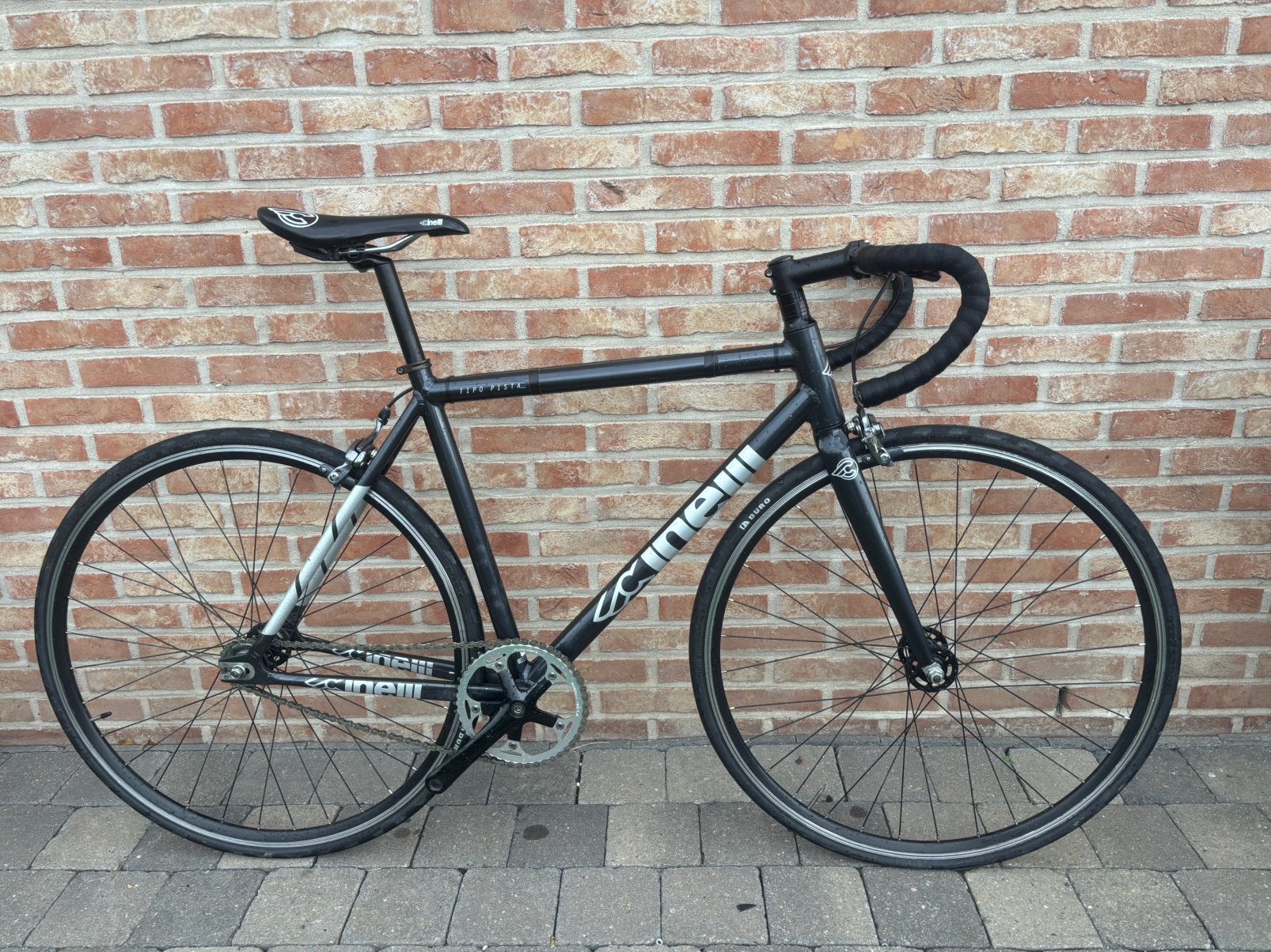 Pignon fixe cinelli tipo pista, Fietsen en Brommers, Fietsen | Racefietsen, Ophalen, Zo goed als nieuw