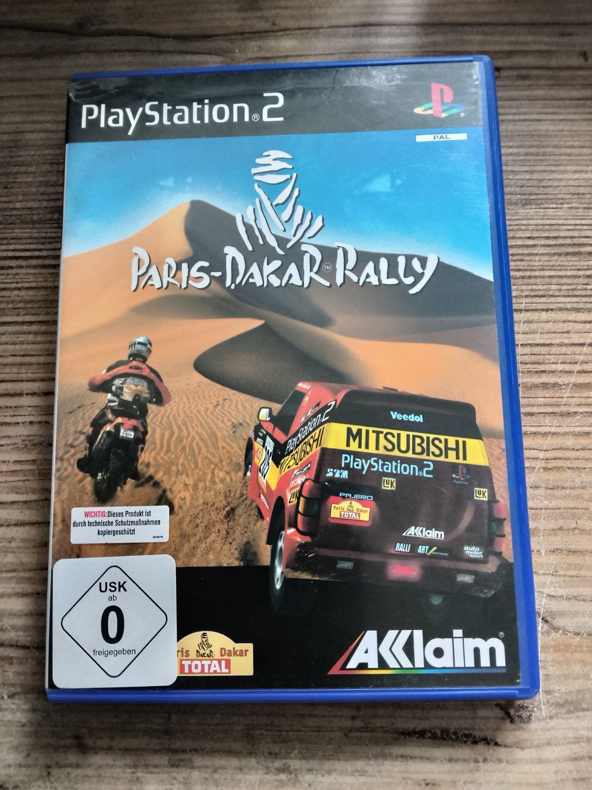 Paris-Dakar Rally - PlayStation 2. Duitstalig, Verzenden, 1 speler, Racen en Vliegen, Zo goed als nieuw