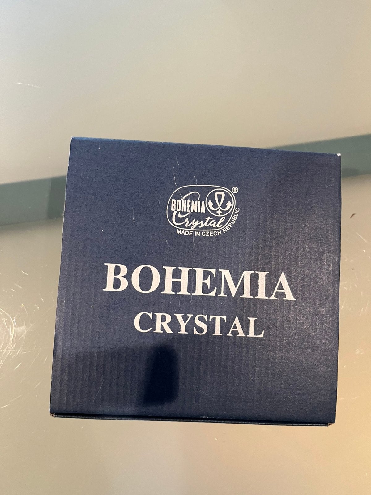 Asbak in Boheems kristal, Antiek en Kunst, Ophalen of Verzenden