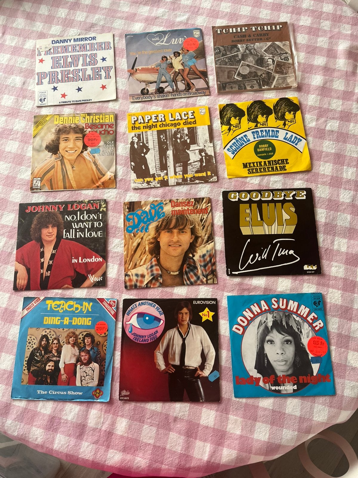 Lot vinyl singles jaren 60-70, Cd's en Dvd's, Ophalen, 1970 - 1979, Gebruikt, 7 inch