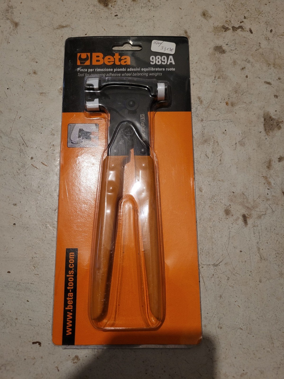 Beta 989A = pince pour enlever les masses d’équilibrage roue, Enlèvement ou Envoi