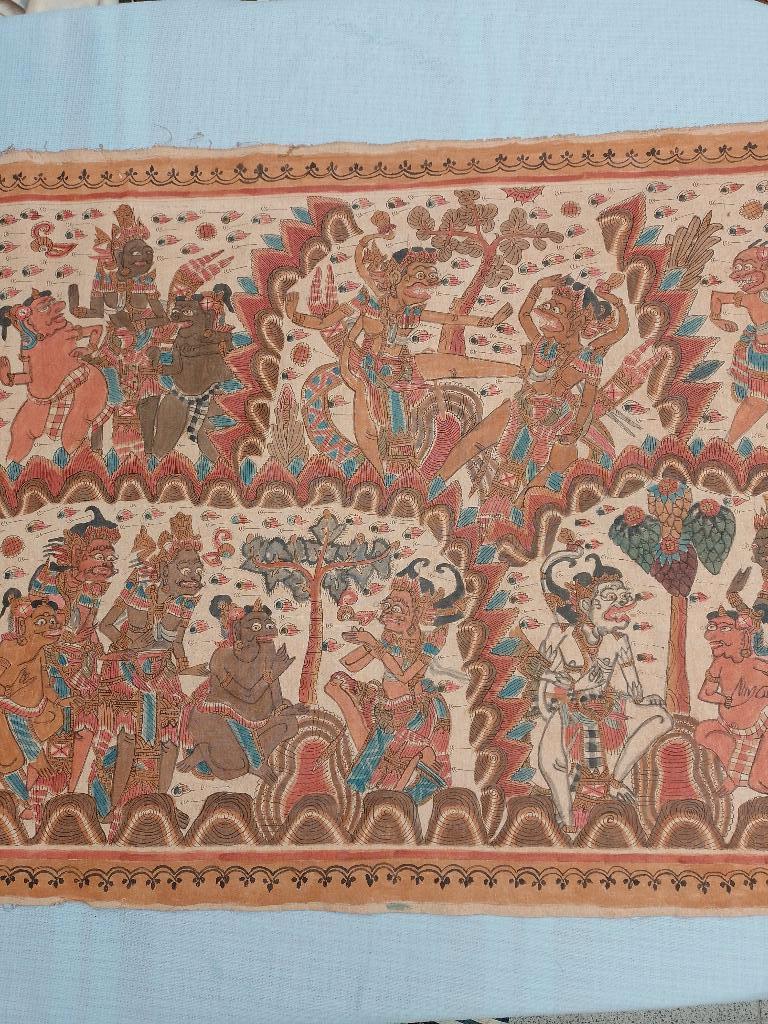 Balinese doek (bathiek) nieuw., Antiek en Kunst, Ophalen of Verzenden