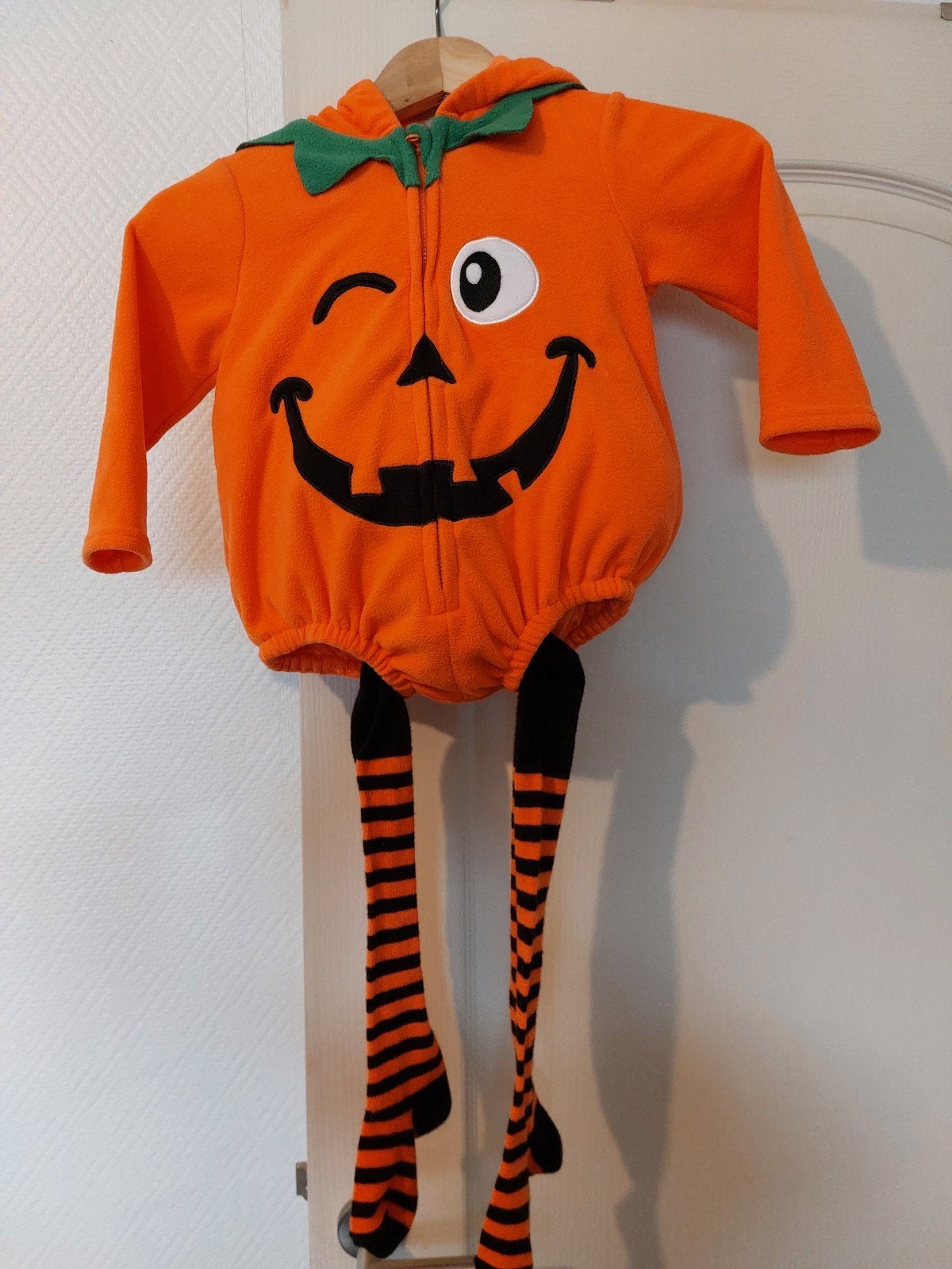 Halloween pompoen pakje 12-24 maand, Ophalen, Zo goed als nieuw, 104 of kleiner, Jongen of Meisje