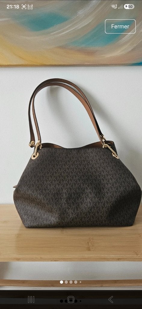 Sac michael kors Raver shoulder bag + portefeuille, Bijoux, Sacs & Beauté, Sacs | Sacs Femme, Enlèvement ou Envoi, Comme neuf