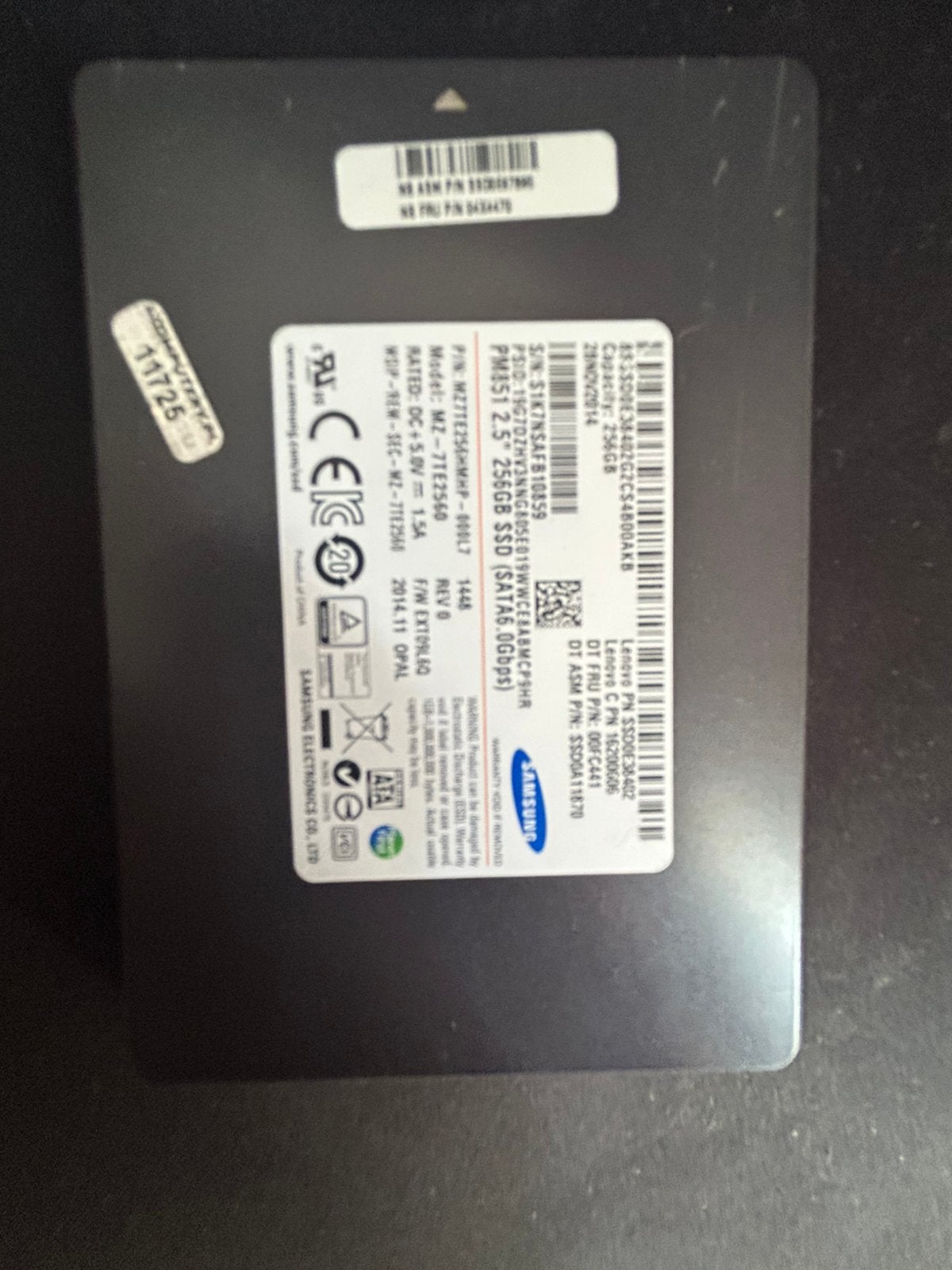 Disque SSD 256Gb, Enlèvement ou Envoi, Comme neuf, SSD