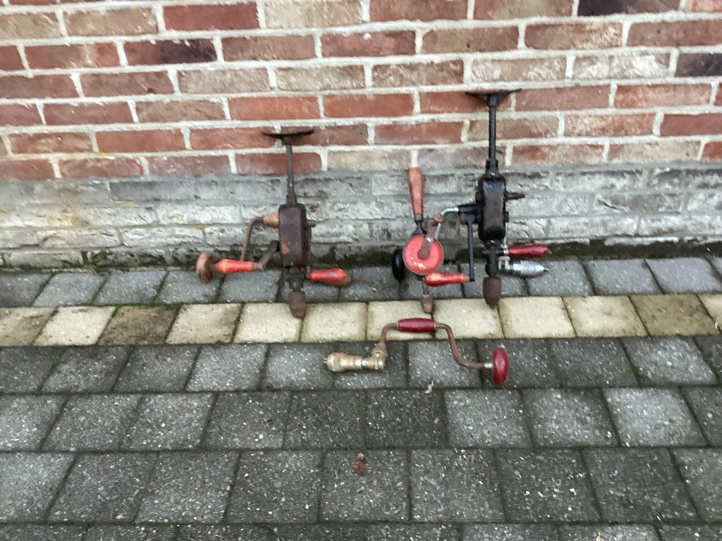 Oude handboormachine, Antiek en Kunst, Ophalen of Verzenden