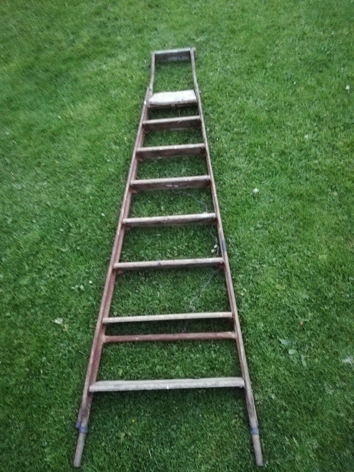 Oude schilderladder, Doe-het-zelf en Bouw, Ladders en Trappen, Ophalen