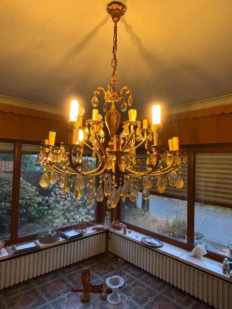 Luster, Huis en Inrichting, Lampen | Kroonluchters, Ophalen, Gebruikt