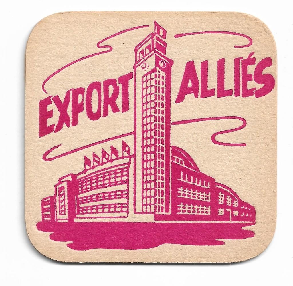 sous bock Alliés, Collections, Marques de bière, Enlèvement ou Envoi, Neuf, Sous-bock
