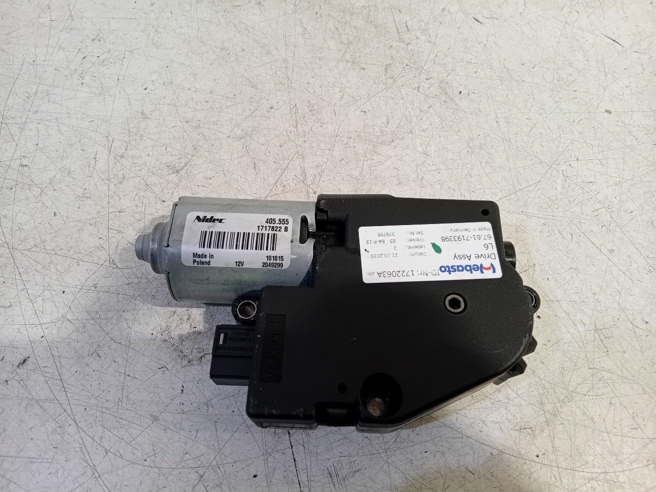 Motor open dak BMW 5 serie, Auto-onderdelen, Onderdelen@venauto.nl, Van der Ven Autorecycling B.V., Gebruikt, Ettenseweg 76, 4706 PB Roosendaal, The Netherlands