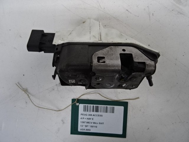 SERRURE DE PORTE ARRIÈRE DROITE Peugeot 308 (4A / C), Autos : Pièces & Accessoires, Carrosserie & Tôlerie, Utilisé, Arrière, Peugeot