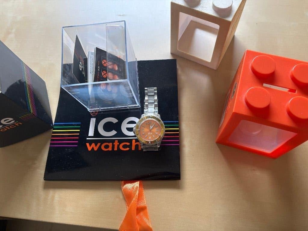 ice watch, Handtassen en Accessoires, Horloges | Heren, Gebruikt, Kunststof, Overige materialen, Ophalen