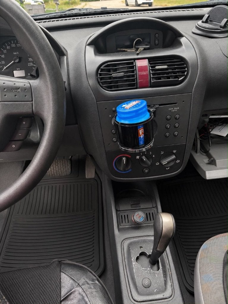 Opel Corsa 2002 1.2 Benzine, Auto's, Opel, Automaat, 4 deurs, Stof, Zwart