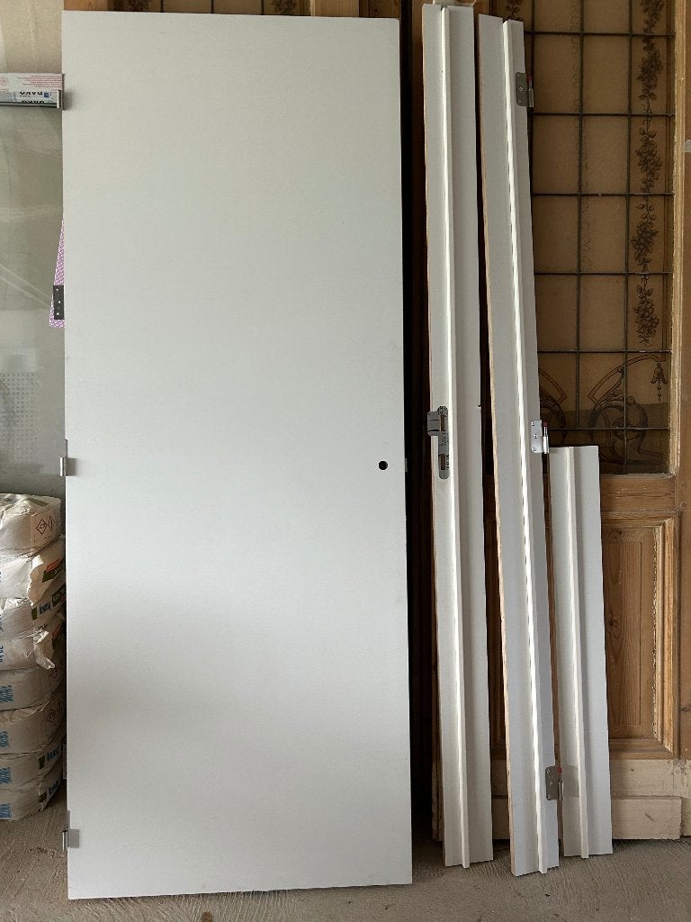 binnendeur wit (201 x 78) inclusief kozijnen, Doe-het-zelf en Bouw, Ophalen, Minder dan 80 cm, Binnendeur, Nieuw