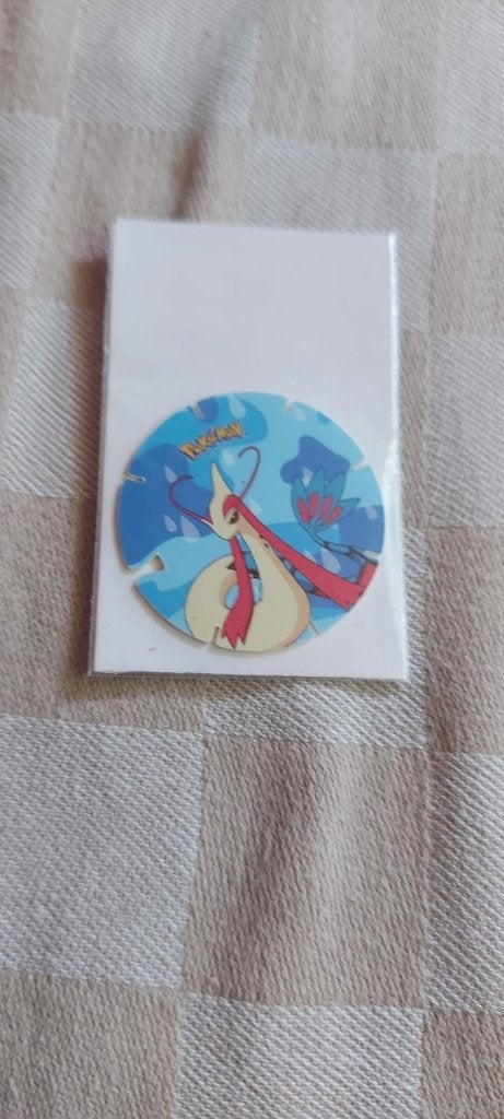 flippo pokemon chiki balls zeldzaam Milotic fraai, Ophalen of Verzenden, Losse flippo's