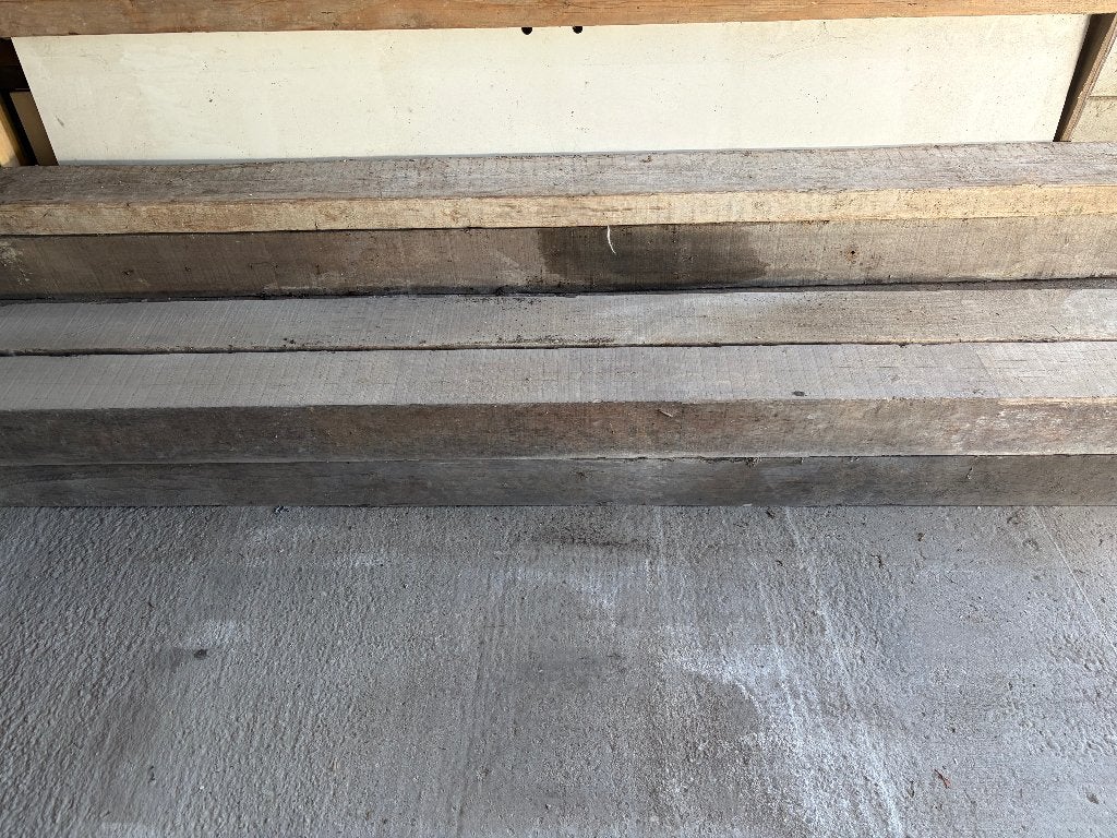 Eiken balken, Doe-het-zelf en Bouw, Hout en Planken, Ophalen, Gebruikt, Eiken, Balk