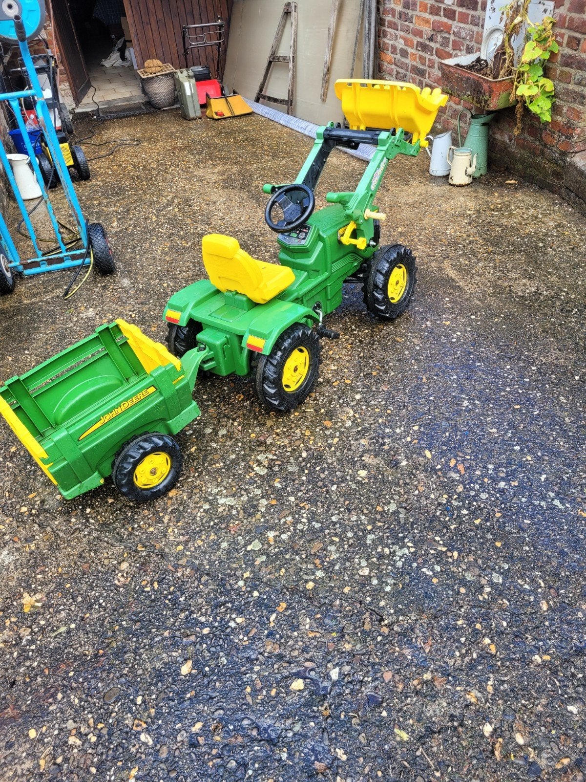 tracteur pour enfants John Deere, Enlèvement