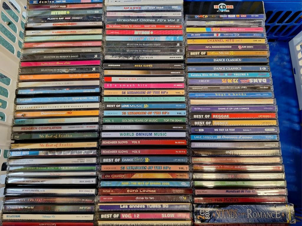 Lot 98 x Cd's - Pop Rock Electro Compilatie, Cd's en Dvd's, Ophalen of Verzenden, Gebruikt, Dance, Boxset
