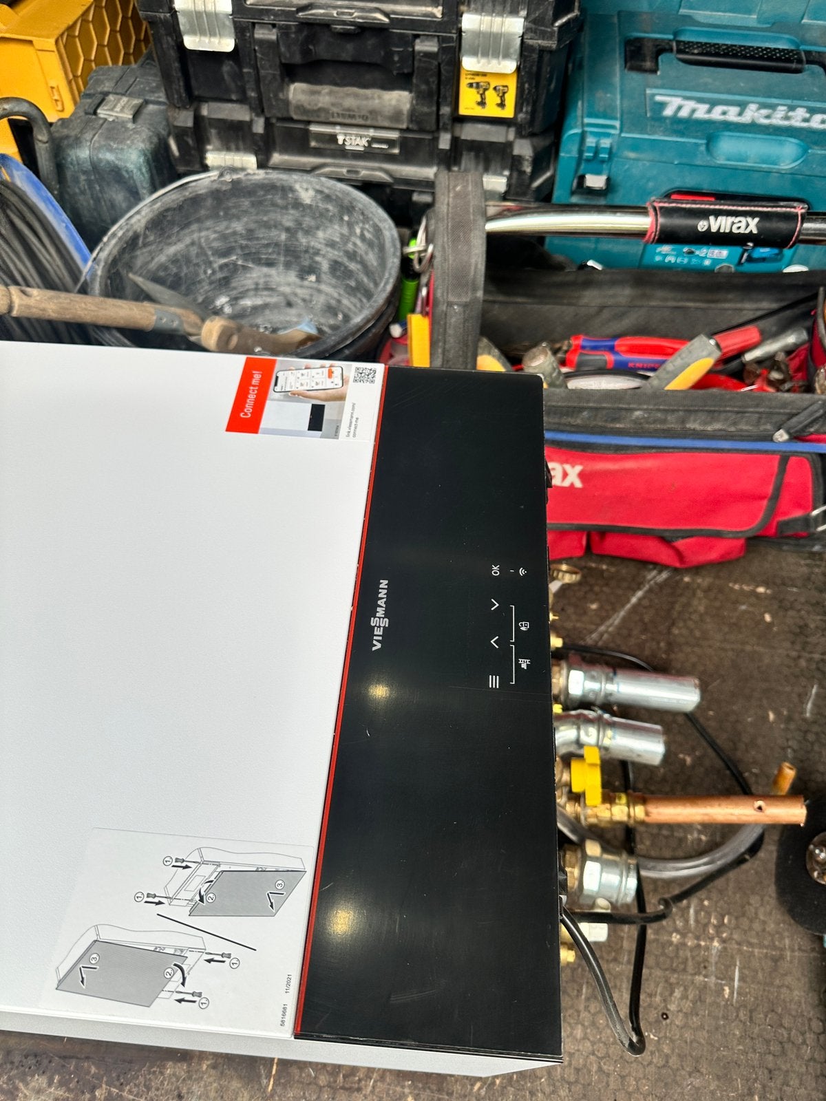 Gasketel Viessman vitodens 100, Bricolage & Construction, Enlèvement, Comme neuf