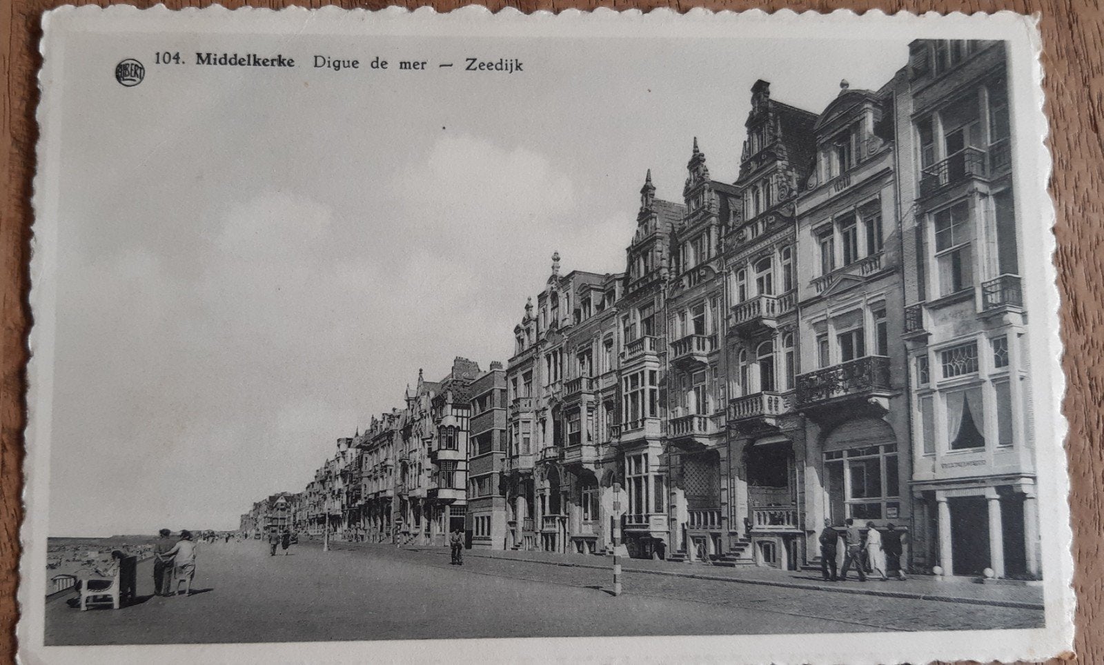 FRONT DE MER DE MIDDELKERKE LA DIGUE, Collections, Cartes postales | Belgique, Enlèvement ou Envoi