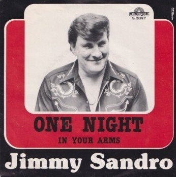 Jimmy Santos – One night / In your arms - Single, Ophalen of Verzenden, Gebruikt, 7 inch, Pop