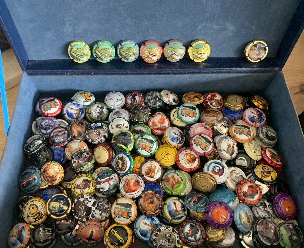 Prachtig lot van ca 300 champagne capsules, Verzamelen, Complete verzamelingen en Collecties, Ophalen of Verzenden