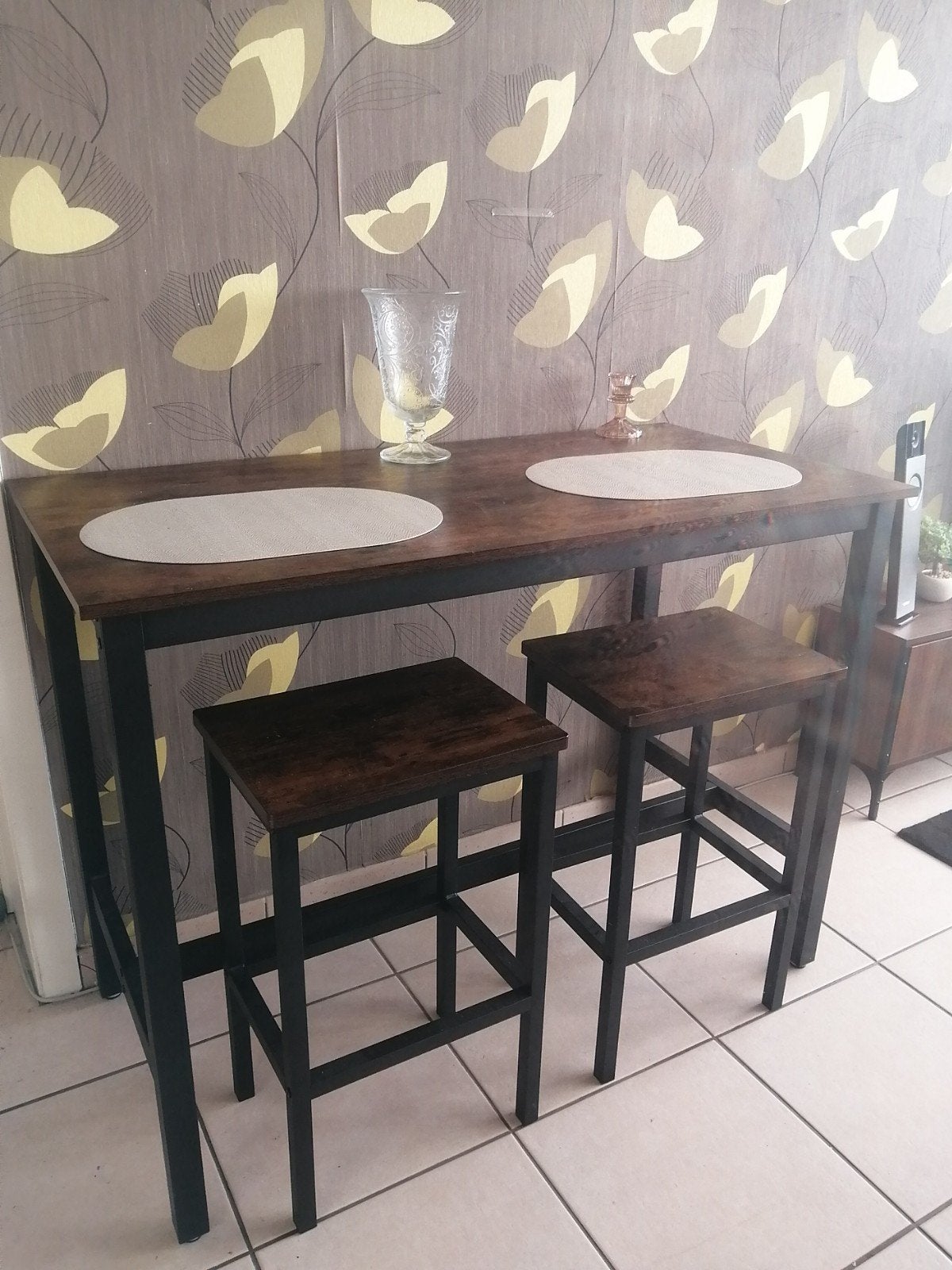 Eet tafel met 2 stoelen, Ophalen