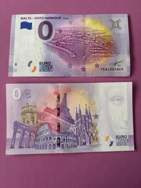 €0 souvenirticket Malta - Gozo Harbour Mgarr, Ophalen of Verzenden, Overige landen, Los biljet
