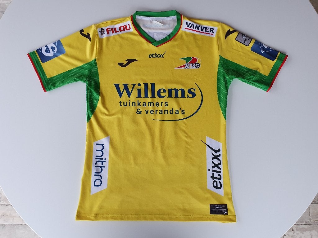 Voetbalshirt K.V. Oostende 2017-2018 Player Issue Banda #12, Collections, Articles de Sport & Football, Utilisé, Maillot, Enlèvement ou Envoi