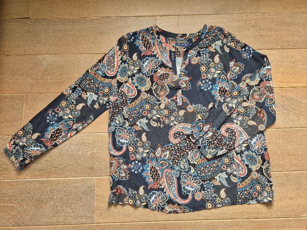 Blouse river woods maat 44, Kleding | Dames, River Woods, Zwart, Maat 42/44 (L), Ophalen of Verzenden