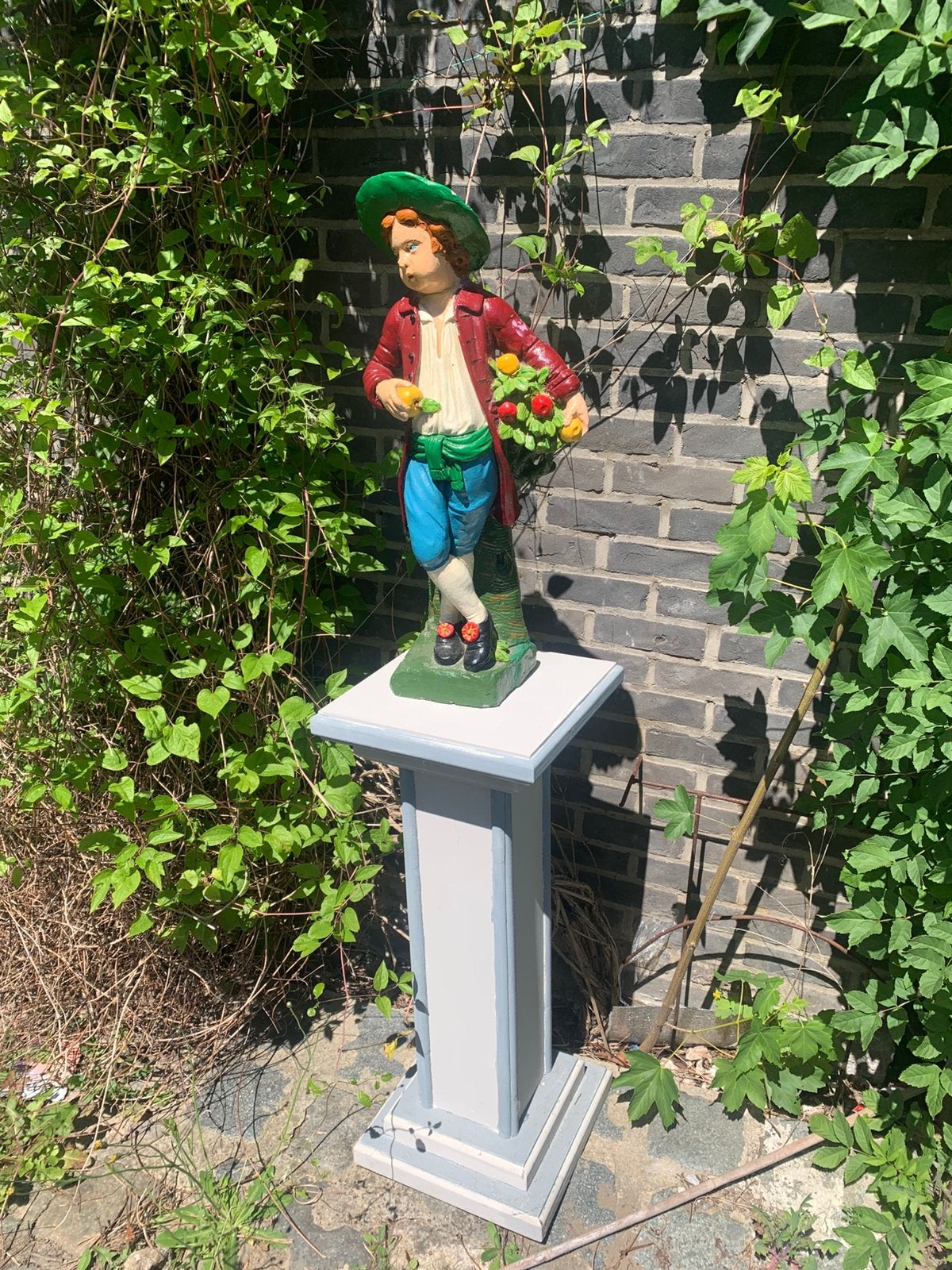 Ancienne statue en platre, Enlèvement, Utilisé, Autres matériaux, Homme
