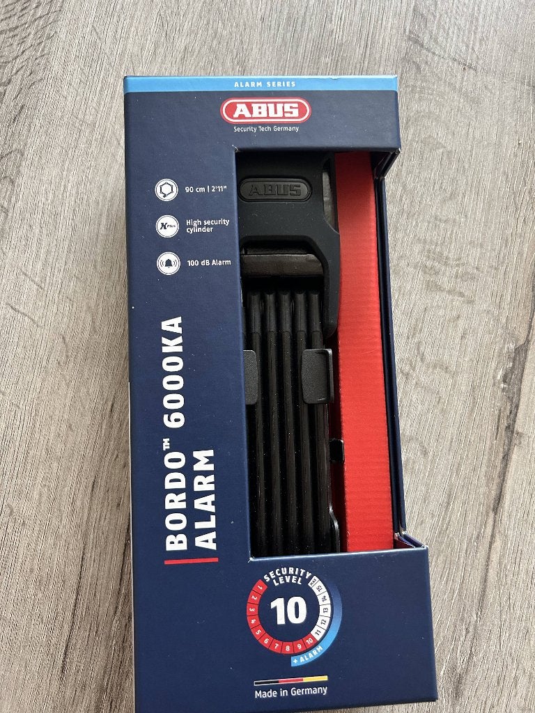 ABUS Bordo 6000KA Alarm fietsslot nieuw!, Vélos & Vélomoteurs, Accessoires vélo | Cadenas de vélo, Enlèvement ou Envoi, Alarme