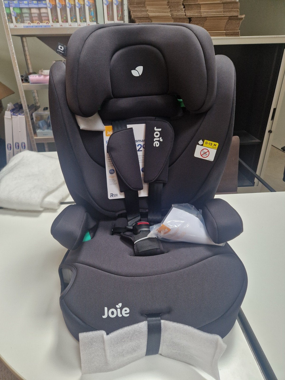 joie autostoel elevate nieuw, Kinderen en Baby's, Ophalen, Autogordel, Nieuw, Verstelbare rugleuning