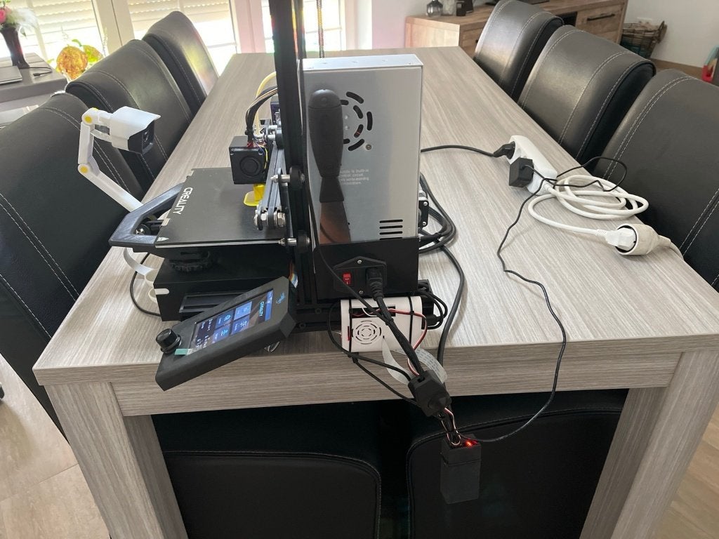 Creality Ender 3 V2/optioneel OctoPrint / Raspberry Pi 4, Computers en Software, Ophalen, Gebruikt, Ingebouwde Wi-Fi, Filament