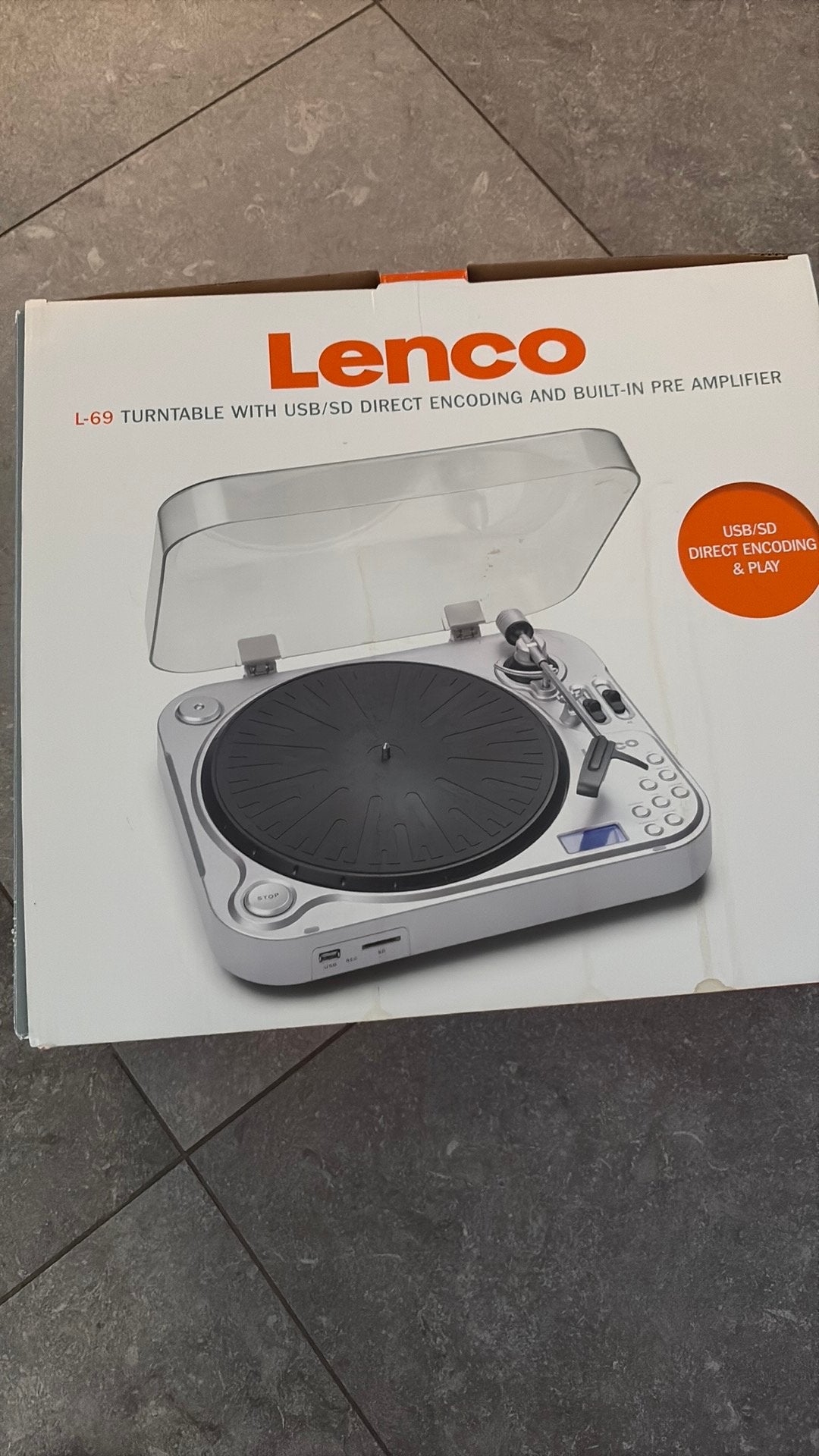 Lenco draaitafel - USB/SD, Nieuw, USB-aansluiting, Platenspeler, Ophalen