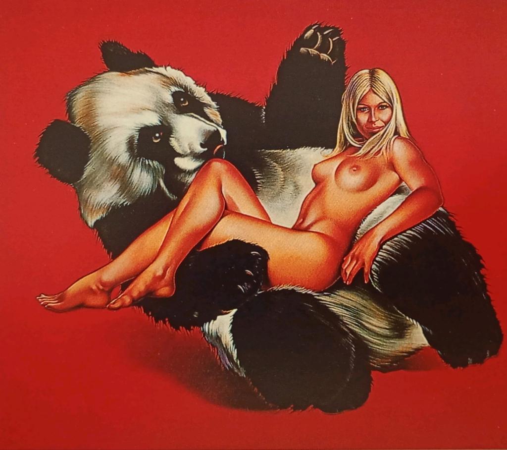 Mel Ramos panda, Antiek en Kunst, Kunst | Litho's en Zeefdrukken, Ophalen of Verzenden