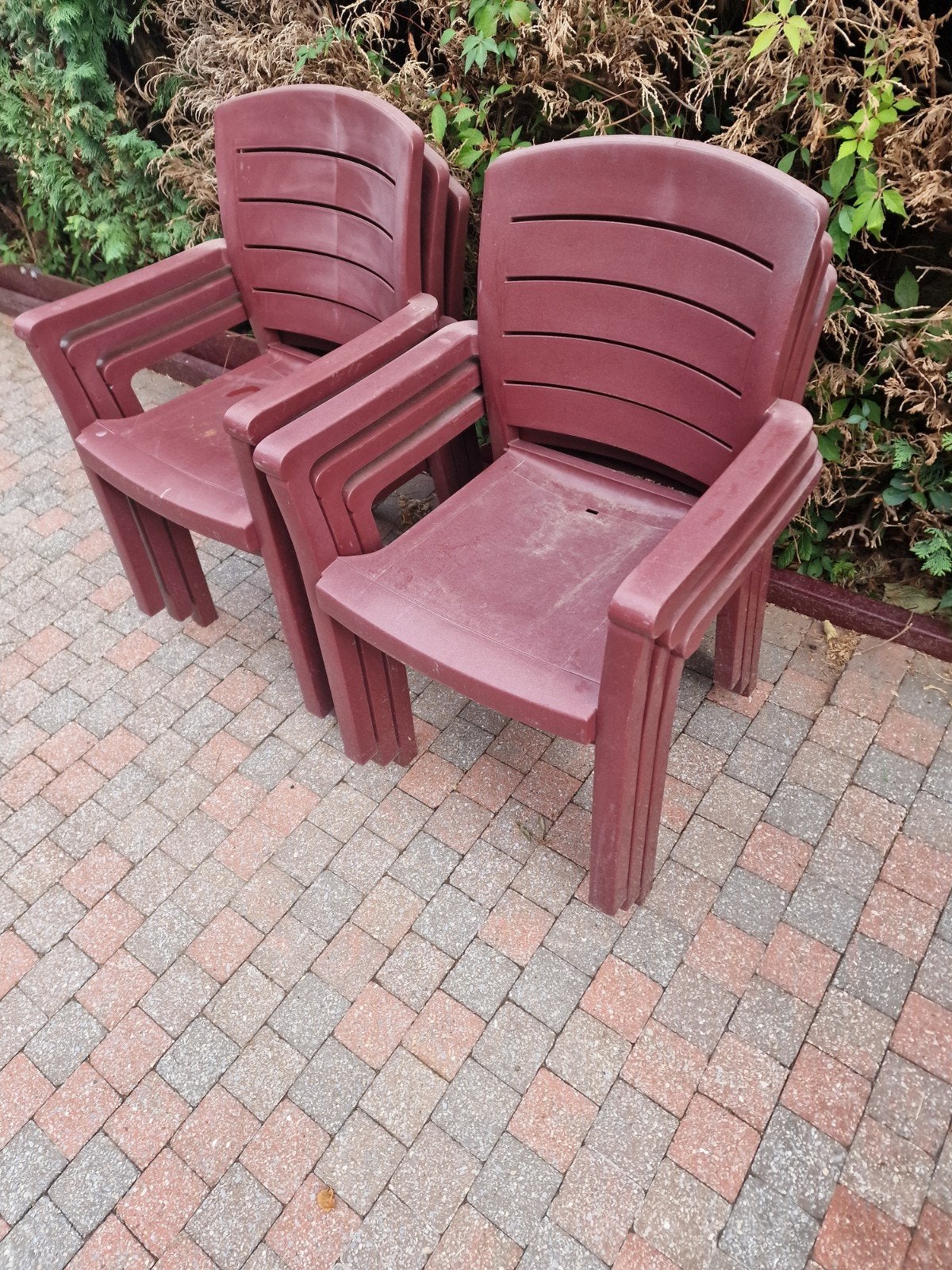 chaise de jardin, Tuin en Terras, Tuinstoelen, Gebruikt, Plastic, Stapelbaar