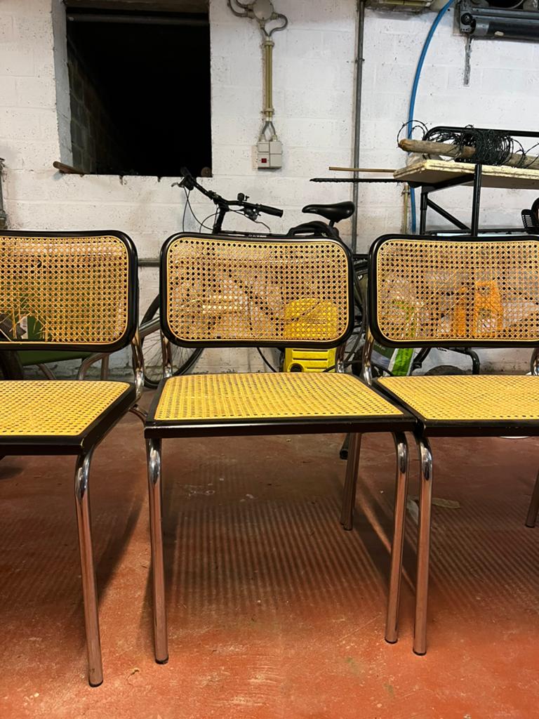 Vintage stoelen, Maison & Meubles, Chaises, Osier ou Rotin, Autres couleurs, Vintage, Enlèvement