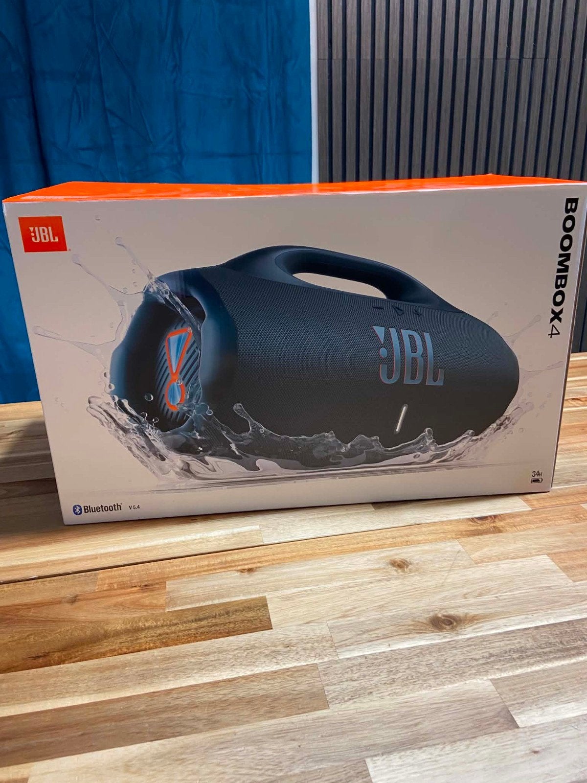jbl boombox 4 blue nieuwe verkoopprijs 499€, JBL