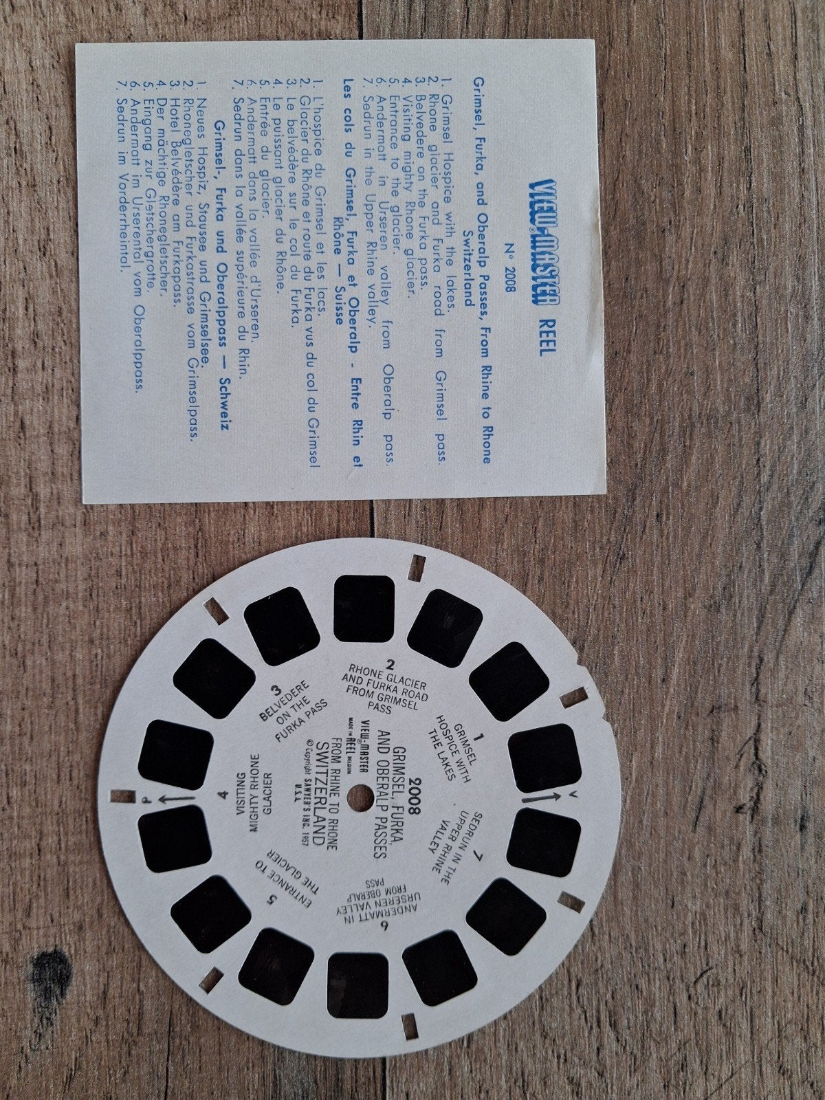 view-master : switzerland 2008, Verzenden