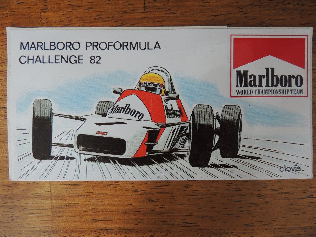Marlboro proformula challenge 82 sticker, Verzamelen, Verzenden, Zo goed als nieuw