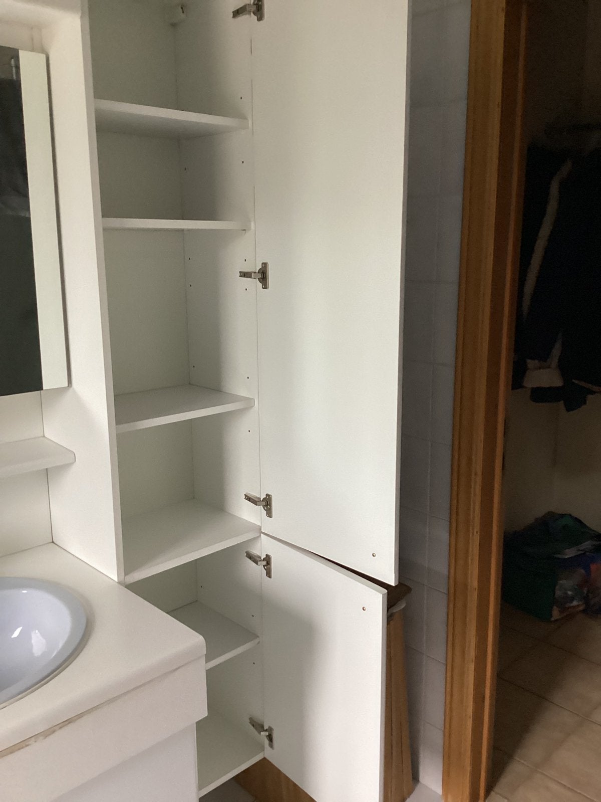 Stockagekast, voorraadkast, Ophalen