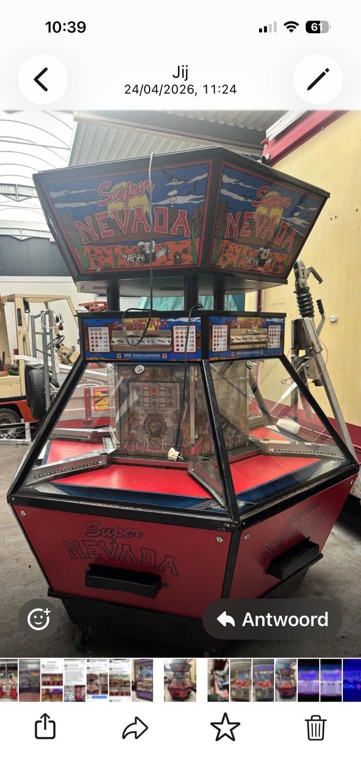 jetonkast luna park kermis muntenschuiver coin pusher, Verzamelen, Ophalen