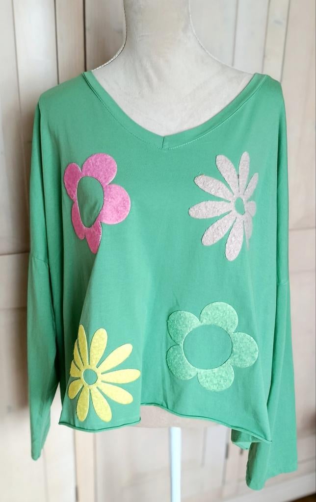 T-shirt court manches longues, Ophalen, Lange mouw