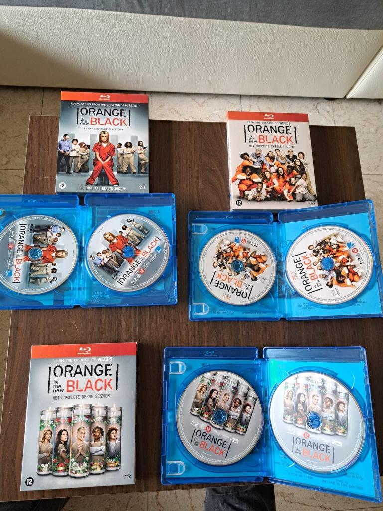blue ray box orange is the new black, Cd's en Dvd's, Dvd's | Tv en Series, Ophalen, Zo goed als nieuw, Boxset