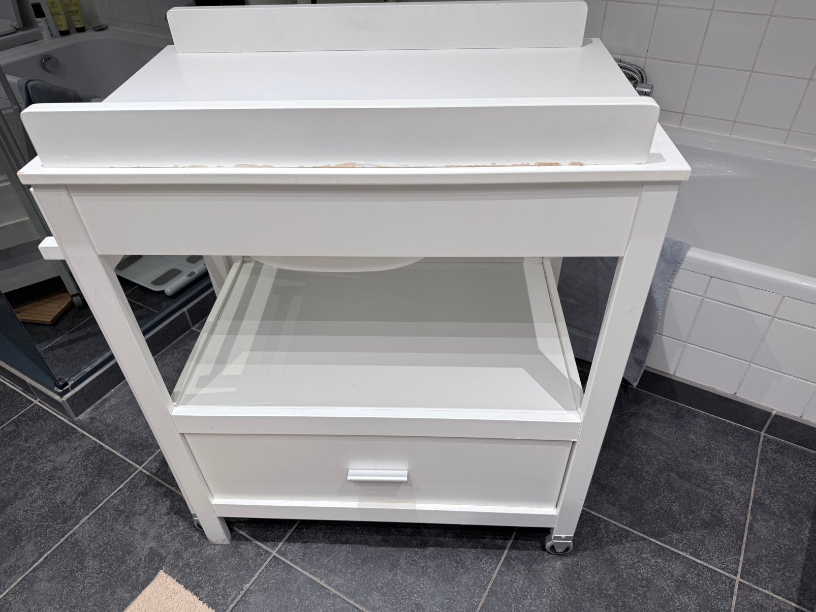 Verzorging tafel met bad, Autres marques, Enlèvement, Utilisé, Autres types