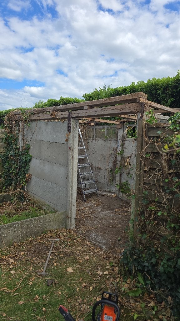 Betonplaten, Béton, Enlèvement, Utilisé, Autres types