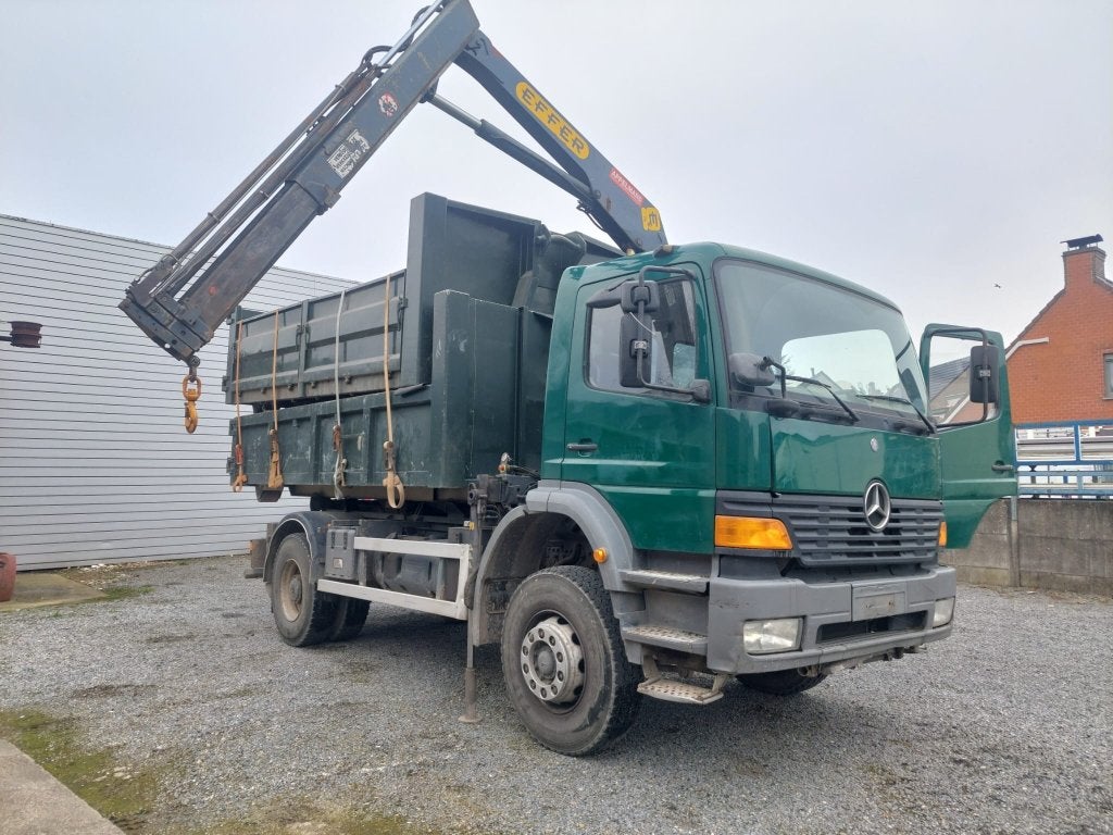 Mercedes Atego 1923K/7,1 4x2 *Kipper+Kraan+2x Container, Stof, Mercedes-Benz, Bedrijf, 2 deurs