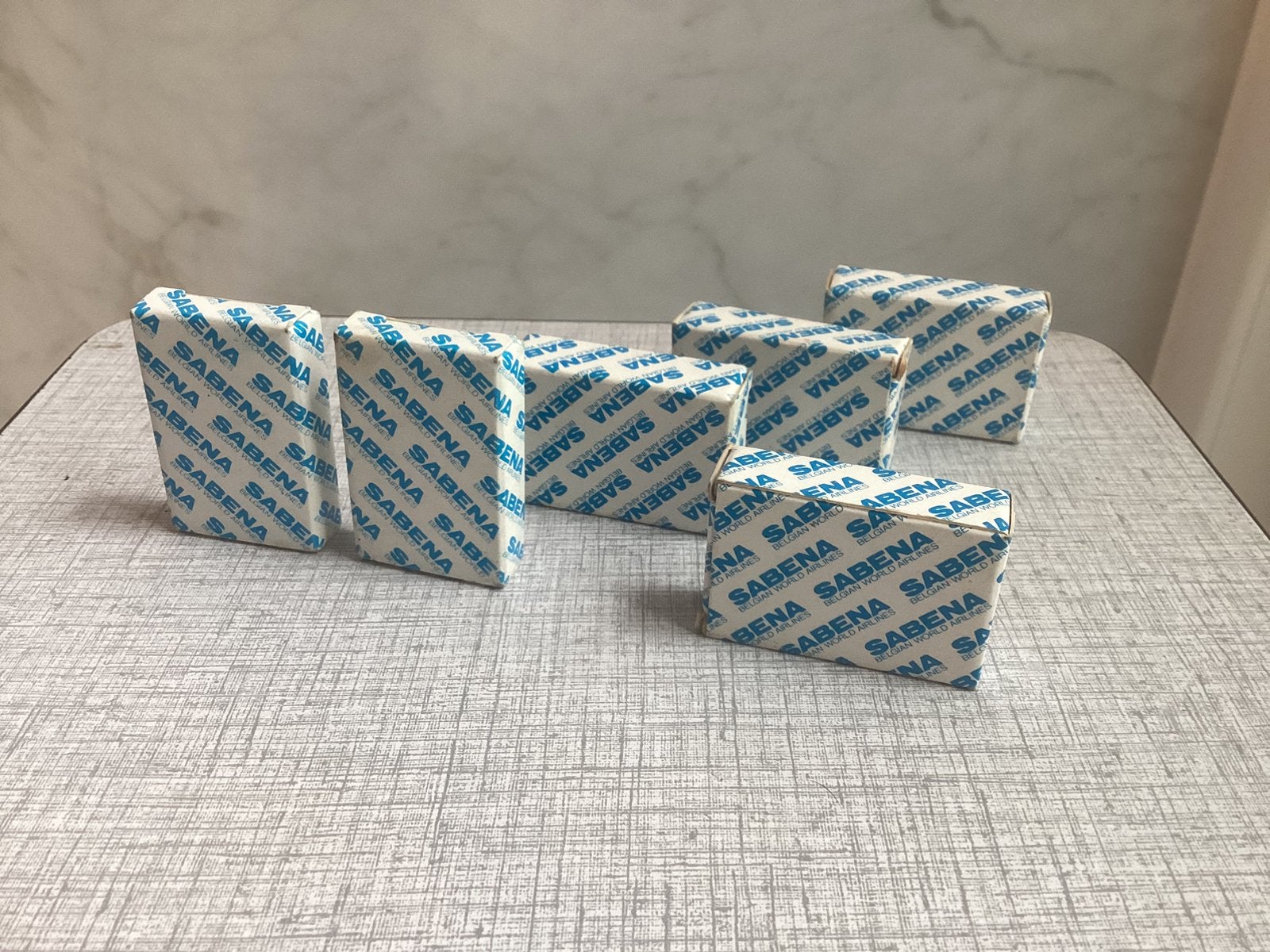 Lotje mini zeepjes. Sabena., Verzamelen, Sabenasouvenirs, Ophalen of Verzenden, Zo goed als nieuw